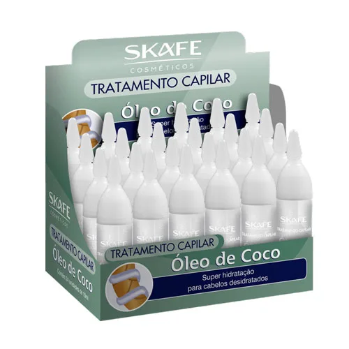 آمپول یونیزه درمانی خشکی اسکالپ و فیبر نارگیل اسکیف