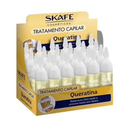 آمپول یونیزه درمانی کراتین مو اسکیف