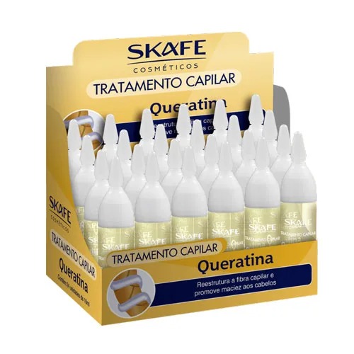 آمپول یونیزه درمانی کراتین مو اسکیف