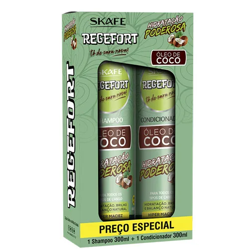 کیت مرطوب کننده قوی رجفورت روغن نارگیل 600 میلی لیتر کد 52170