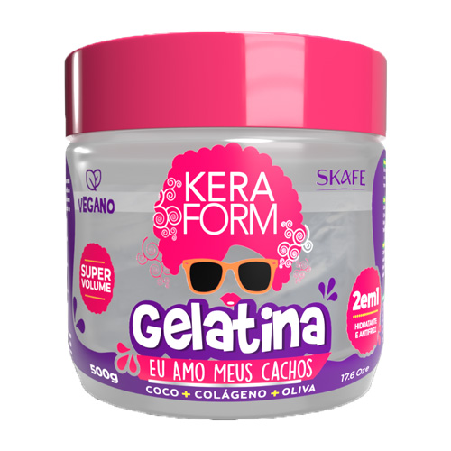 Gelatina-Eu-amo-meus-cachos حالت دهنده موی فر خشک