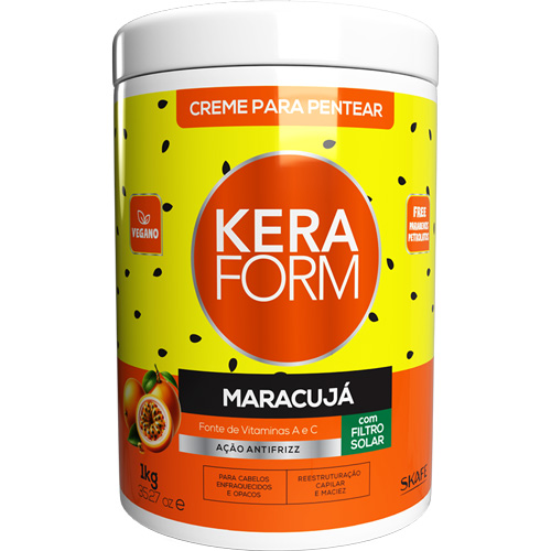 KERAFORM-Maracuja-1kg کرم حالت دهنده موی های نازک پشن فروت کرافرم