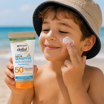 ضد آفتاب کودک گارنیر Delial Niños Sensitive Advanced SPF 50+ اصل