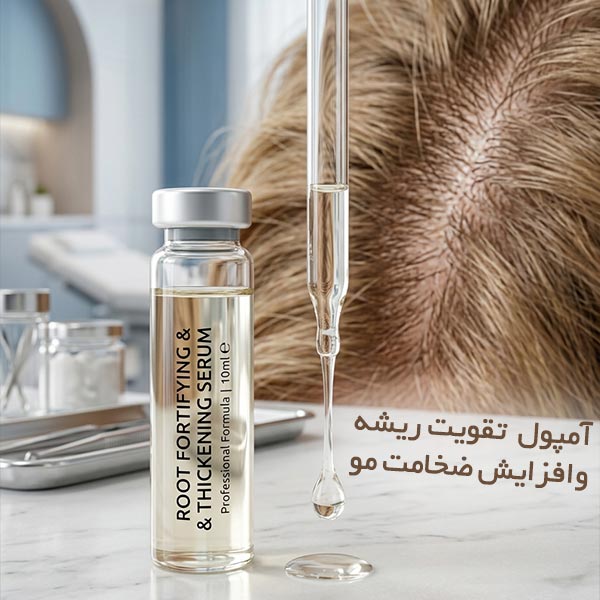 آمپول تقویت ریشه و افزایش ضخامت مو